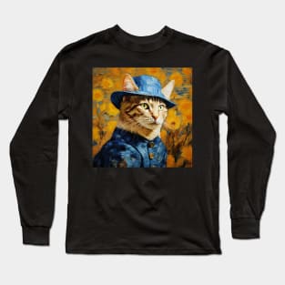 Van Gogh's cat Long Sleeve T-Shirt